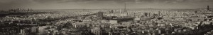 Vue panoramique sur paris